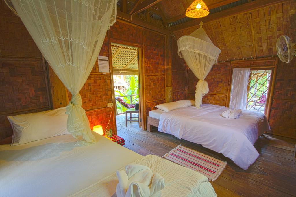 Champa Lao Bungalows Hotel Vang Vieng Exterior foto