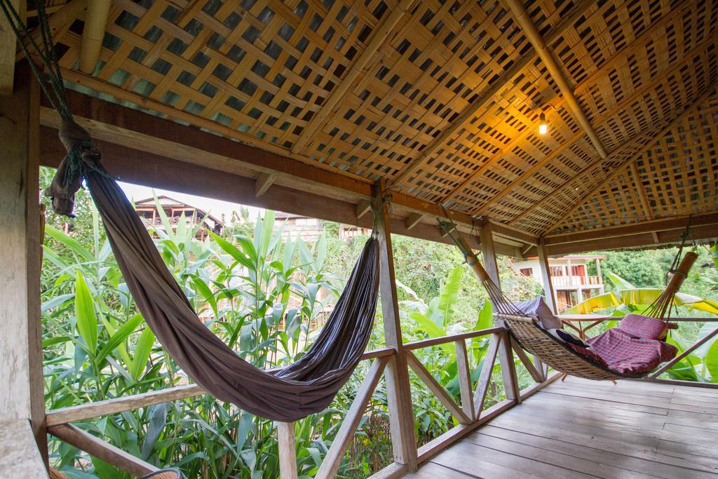 Champa Lao Bungalows Hotel Vang Vieng Exterior foto