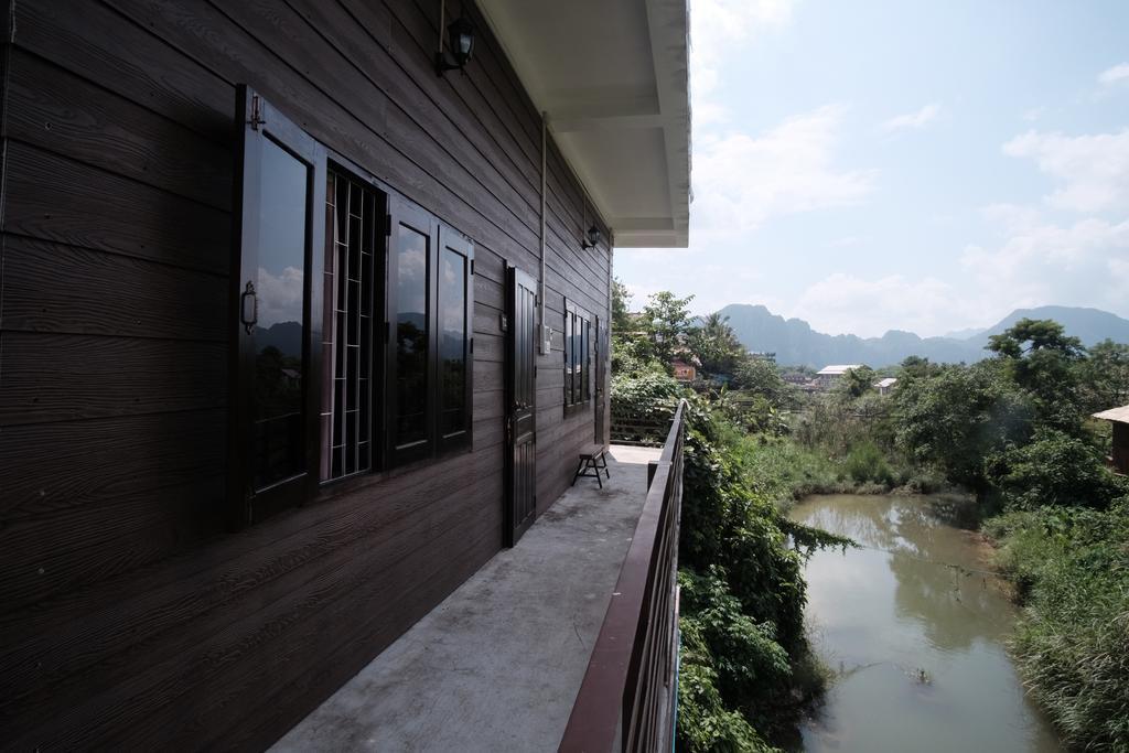 Champa Lao Bungalows Hotel Vang Vieng Exterior foto